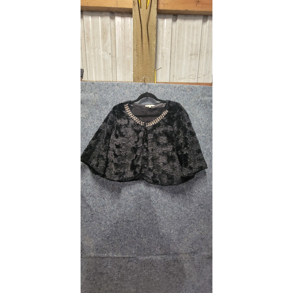 Haani Mid Torso Length Womens Black Top 2X
